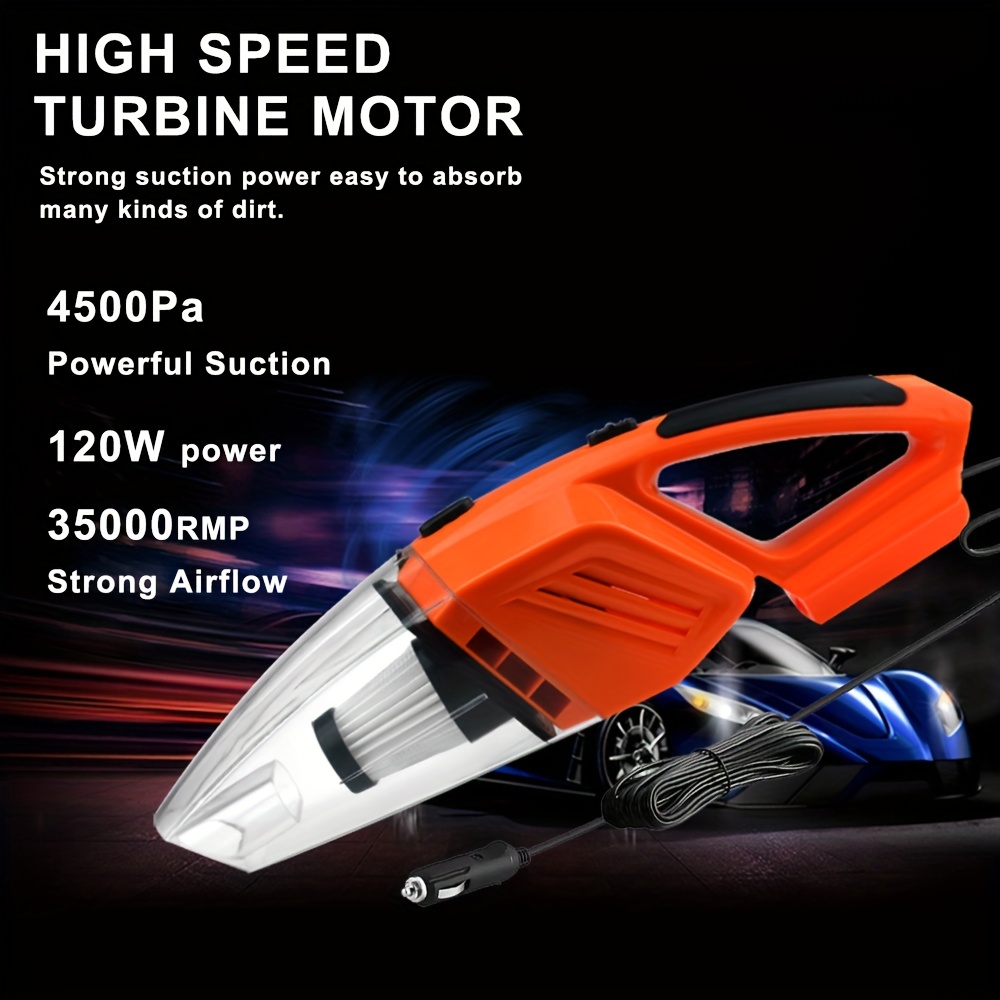 Handheld Vacuum Cleaner Cordless 120W 4500PA Strong Suction