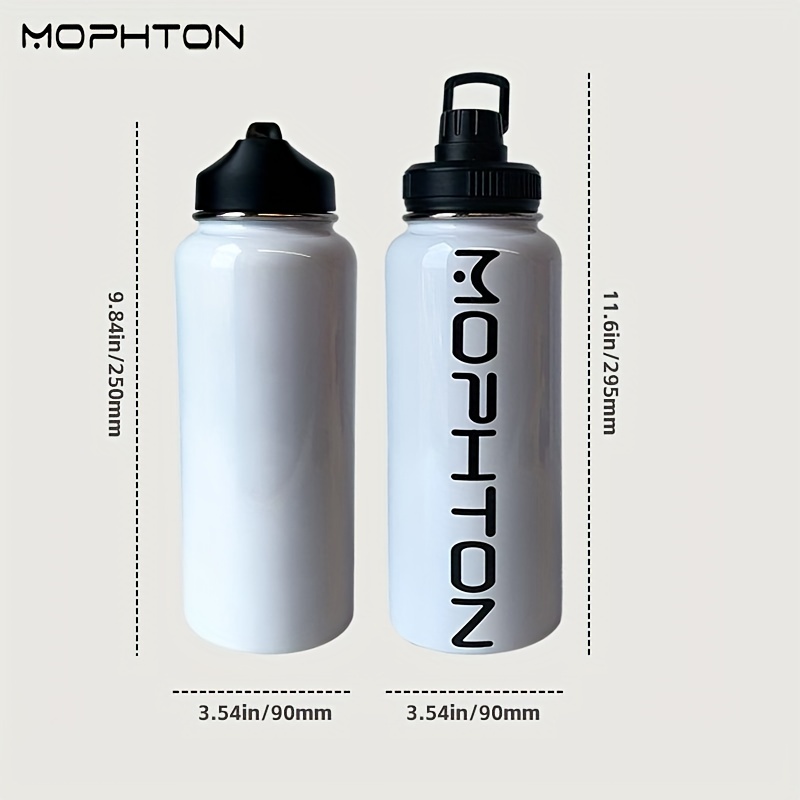 BOTTLE BOTTLE Insulated Water Bottle for Sports with Straw,2 lids