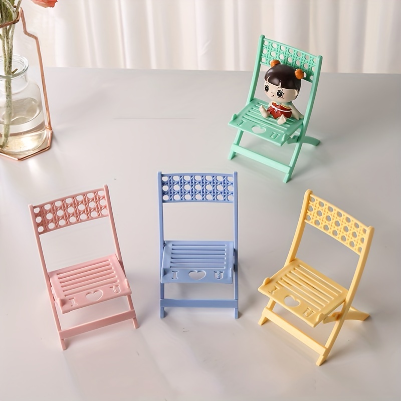 Desktop Plastic Chair shaped Small Ornaments Room Decoration - Temu