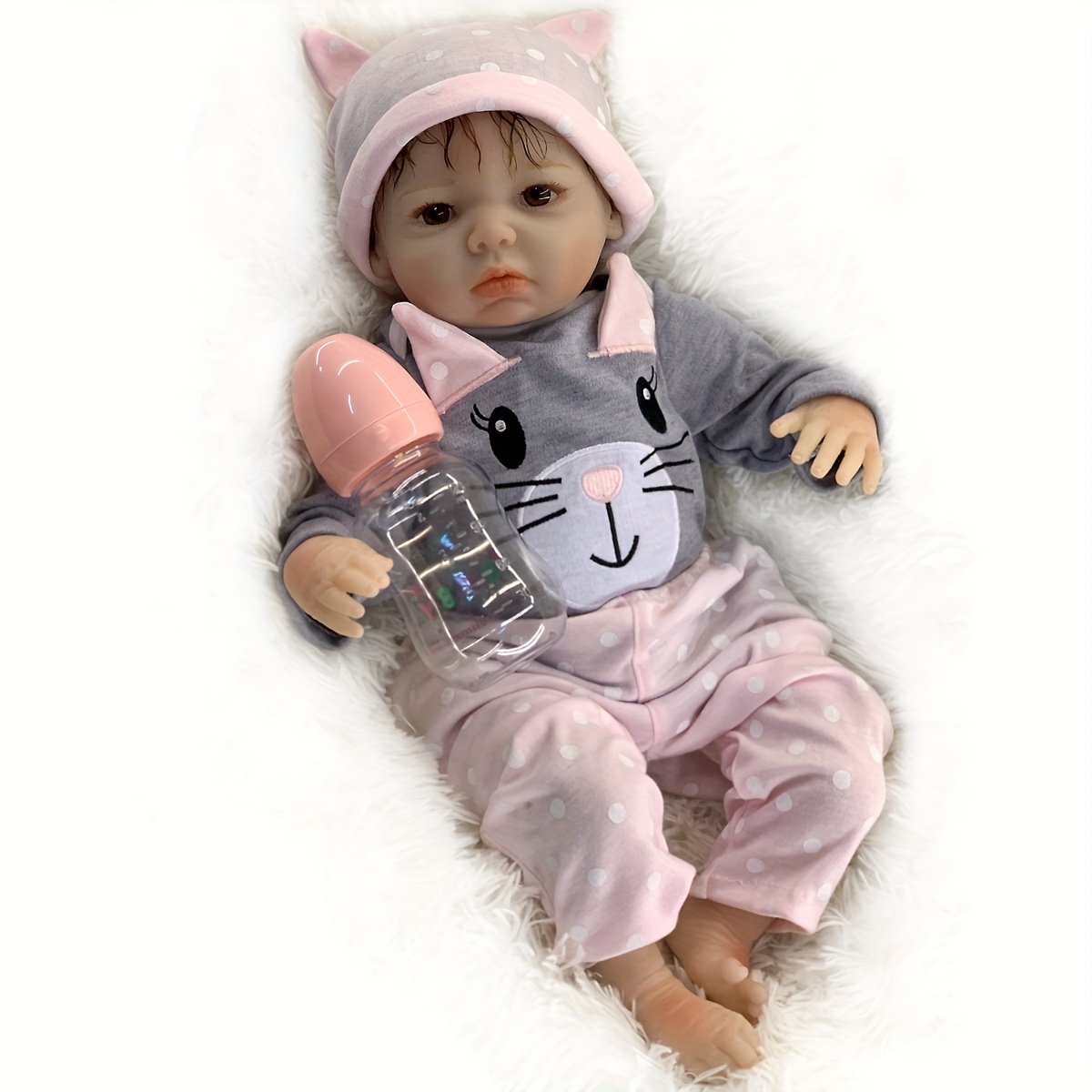 18 Pulgadas Reborn Baby Dolls Pintado Realista Recién Nacido - Temu