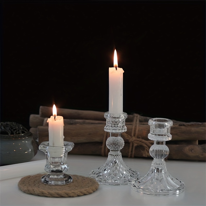 Wholesale Glass Valentine Candles Creative Proposal Props