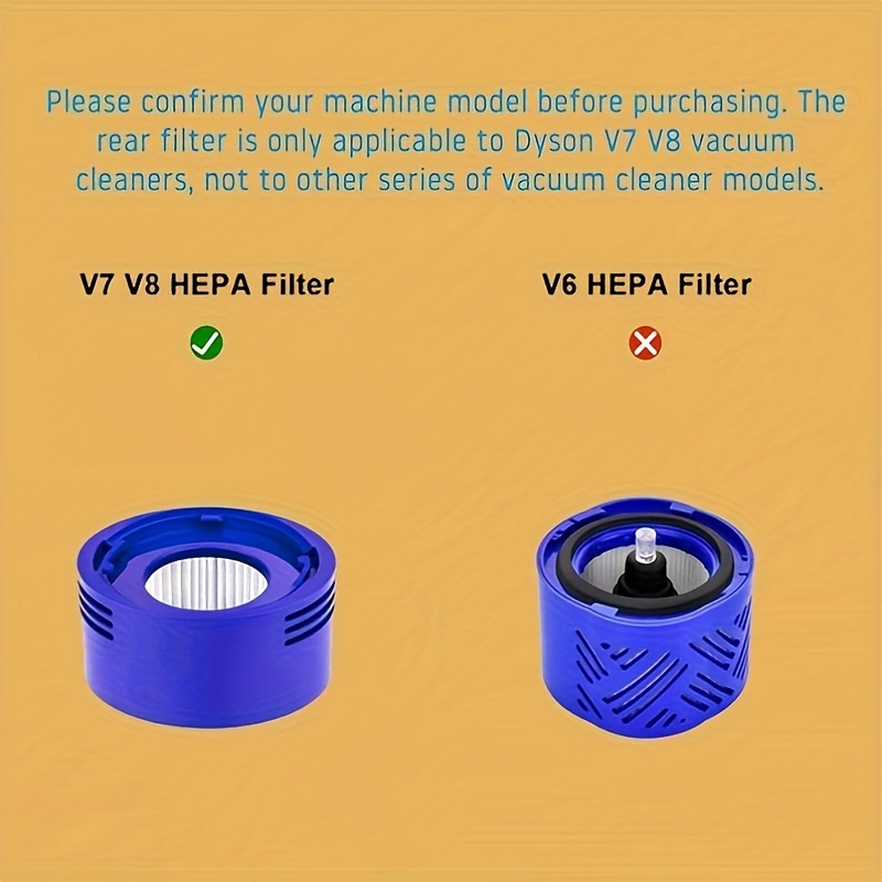 Filter Replacement For V6 V7 V8 Animal - Temu