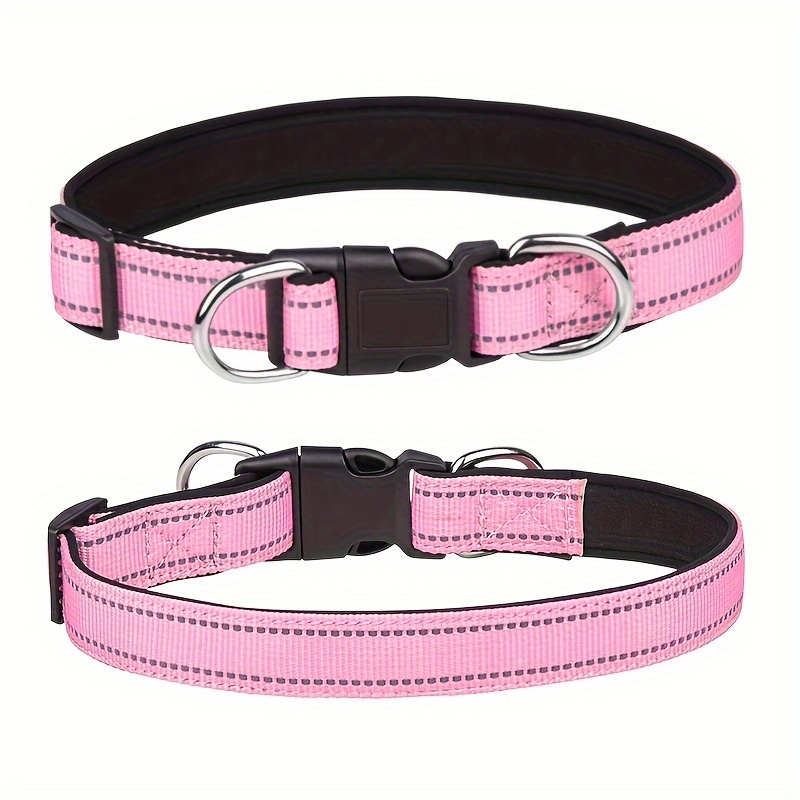 Reflective Dog Collar Soft Breathable Lining Dog Neck Collar - Temu ...