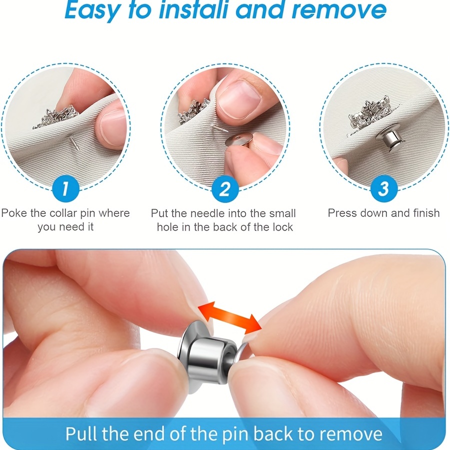SUBANG 30 Pieces Pin Keepers Pin Locks Pin Backs Locking Clasp