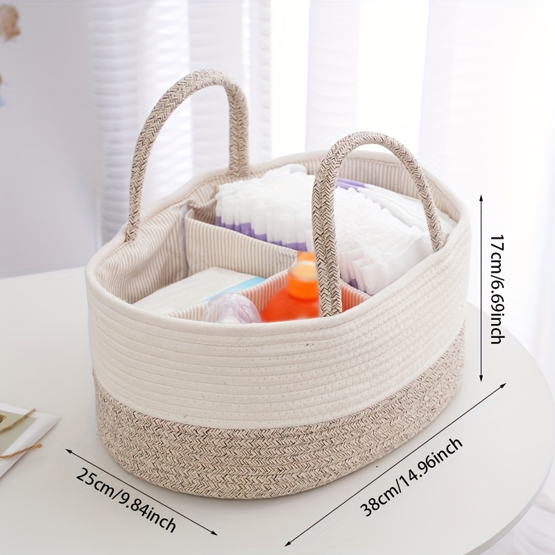 Baby Diaper Caddy Organizer - Large Baby Organizers and Storage