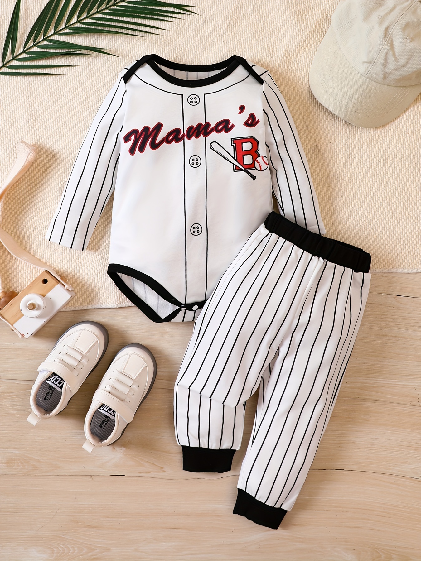  Conjunto de ropa para niños, camiseta y pantalones con letras  de camuflaje, conjunto de bebé para niños grandes : Ropa, Zapatos y Joyería