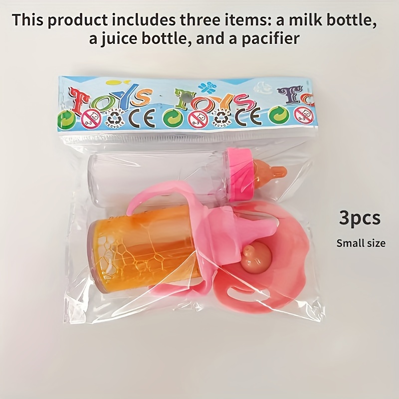 Perfectly Cute Baby Doll Magic Sippy Cup Baby Bottle Set Juice Milk 2+