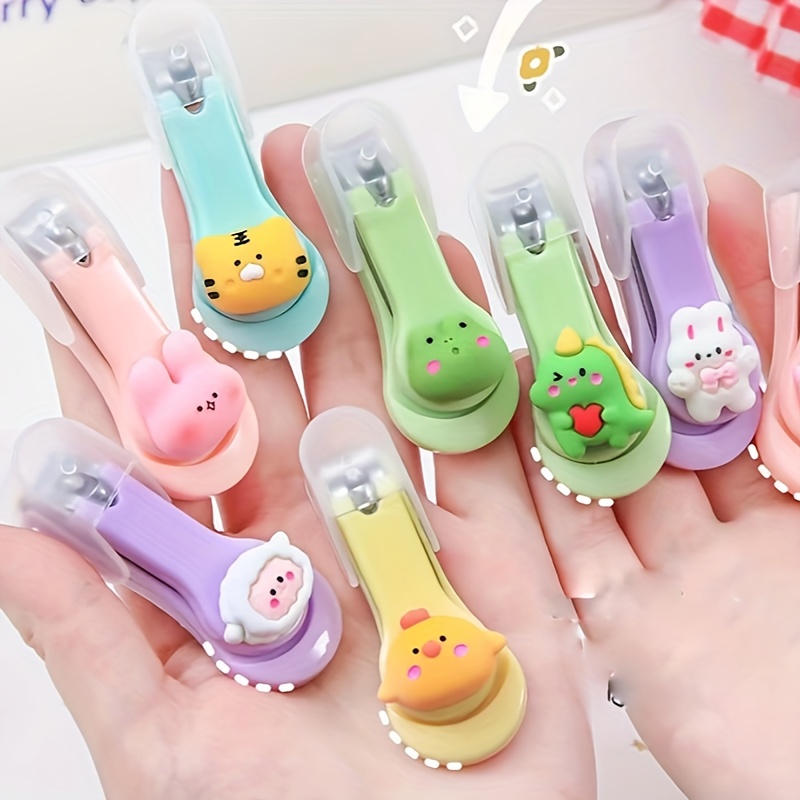 cute cartoon nail clippers   fingernail and toenail clipper cutter stainless steel toenail clipper for manicure and pedicure 0