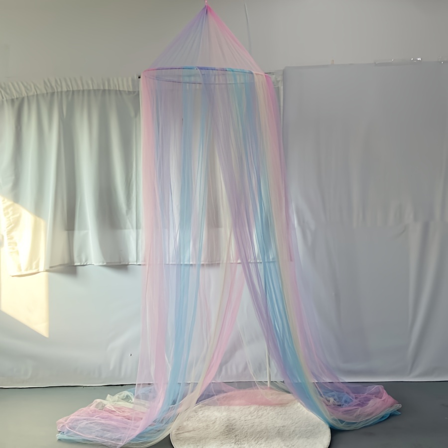 Rainbow Bed Canopy Girls Canopy Bed Curtains Mosquito Net - Temu