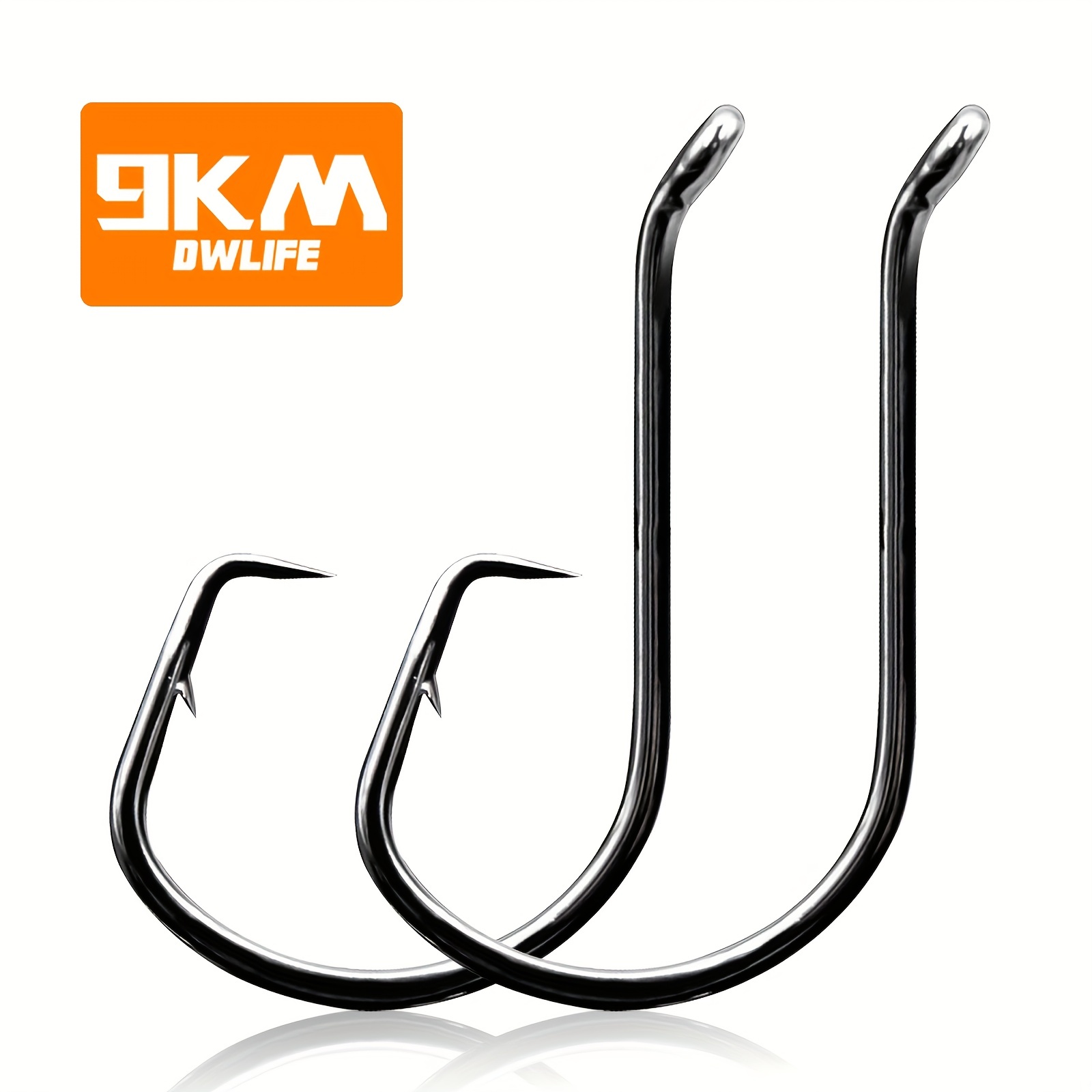 Circle Barbed Octopus Hooks High Carbon Steel Strong Offset - Temu