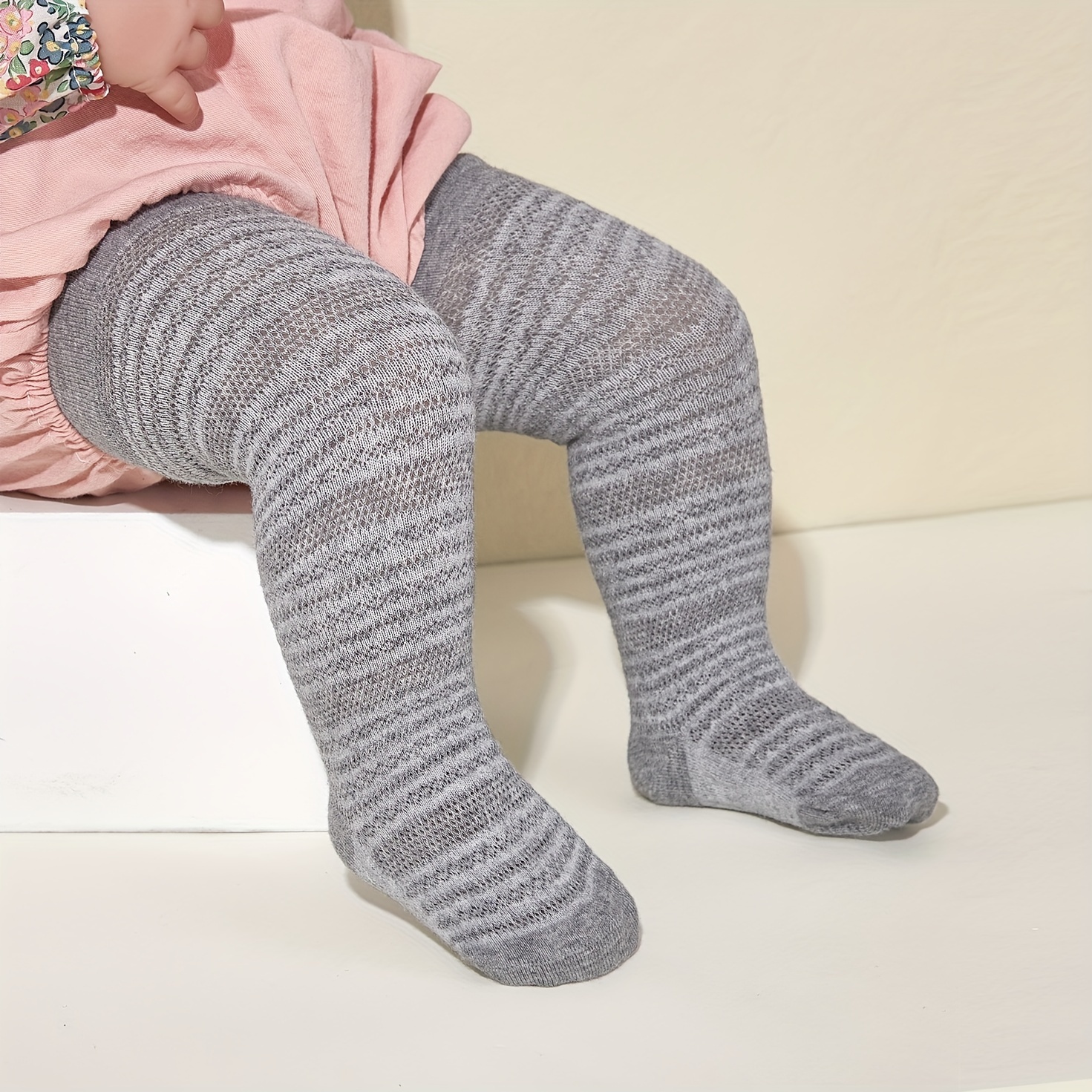Baby Girls Tights Cable Knit Leggings Stockings Cotton - Temu