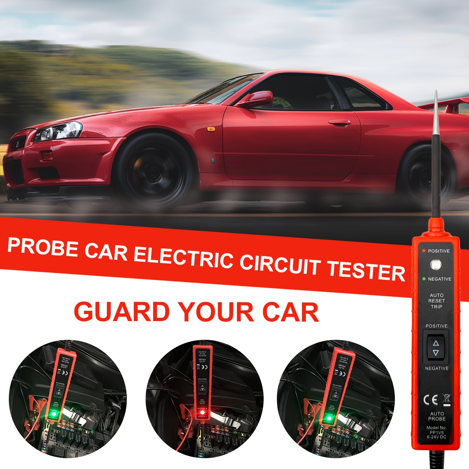 Testeur de circuit électrique pour système électrique de voiture