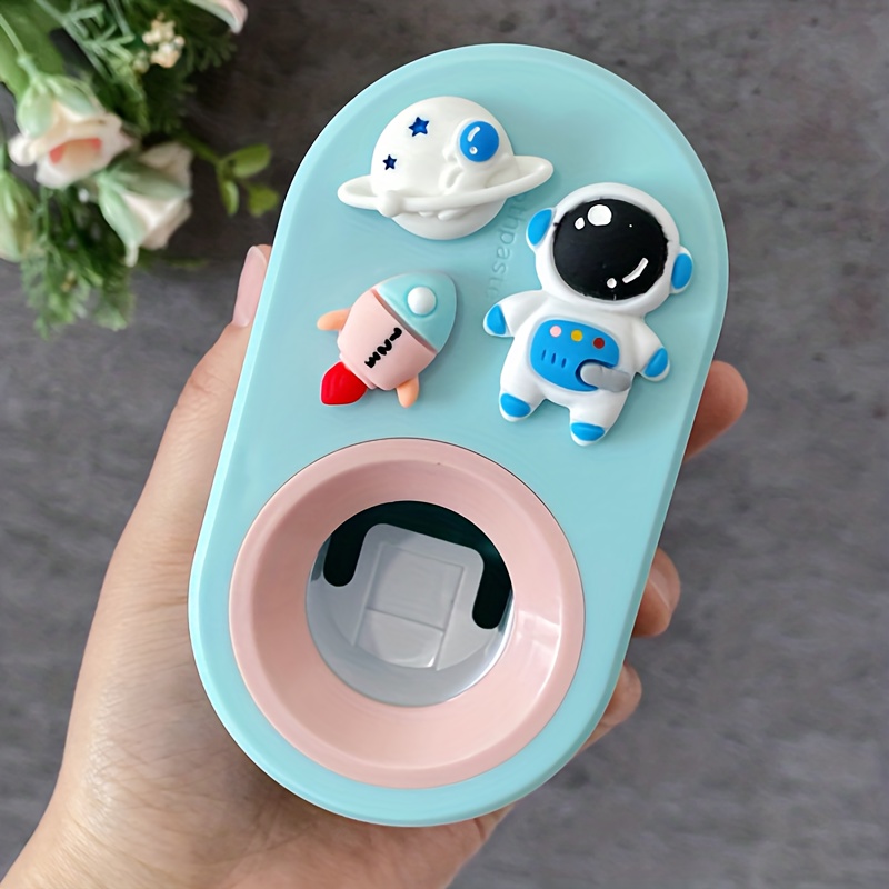 Automatic Kids Toothpaste Dispenser Toothpaste Squeezer for Children  Household Cartoon Toothbrush Holder Bathroom Accessories
