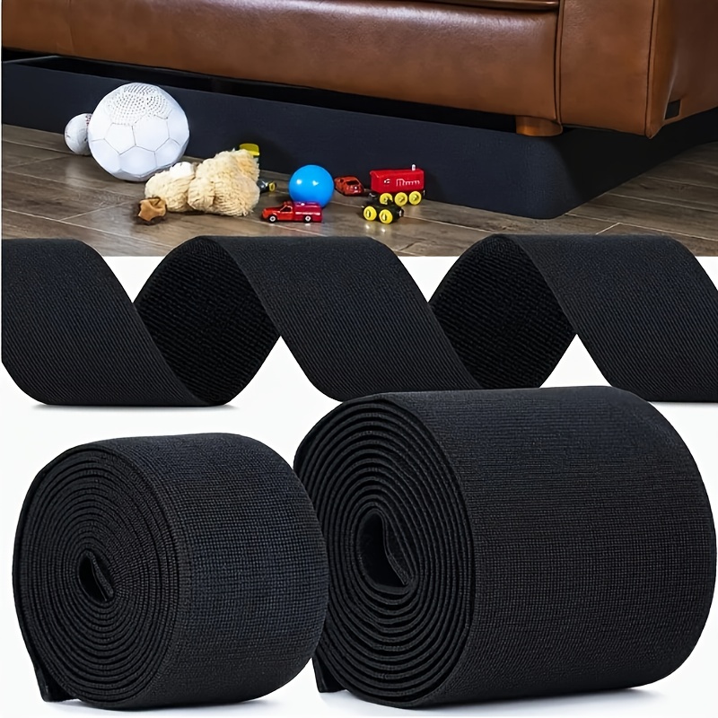 Adjustable Bumper Under The Bed Blocker To Stop Pets Dogs And Cats Toys Sliding Under Bed Furniture