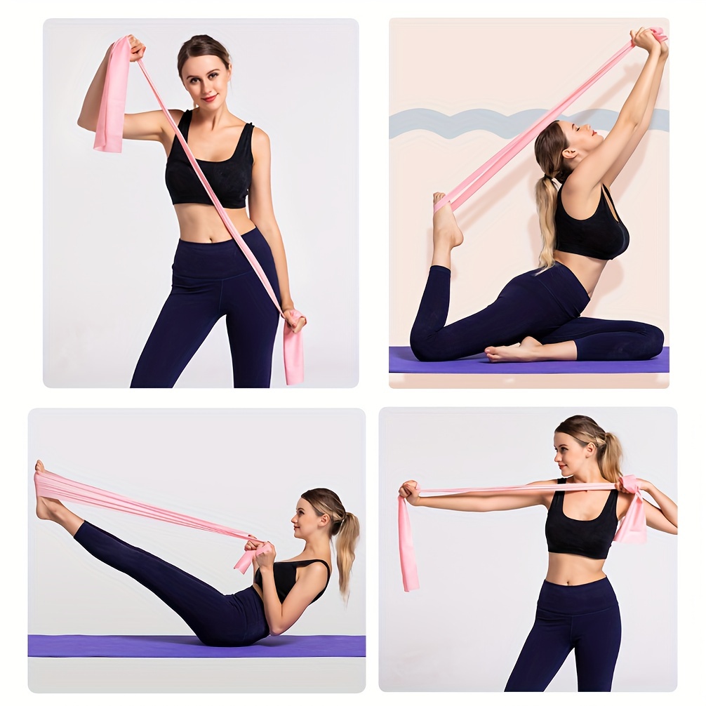 Banda Elastica de Yoga para Entrenamiento Bandas De Resistencia Pilates  Fitness