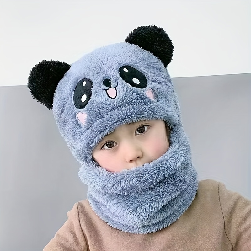 iNelihoo Bonnet Enfant Chapeau d'hiver Unisexe avec Cache-Oreilles Cache  Visage Coupe-Vent Cagoule Polaire Ski Chapeau Chaud pour garçons et Filles  âgés de 3 à 9 Ans : : Mode