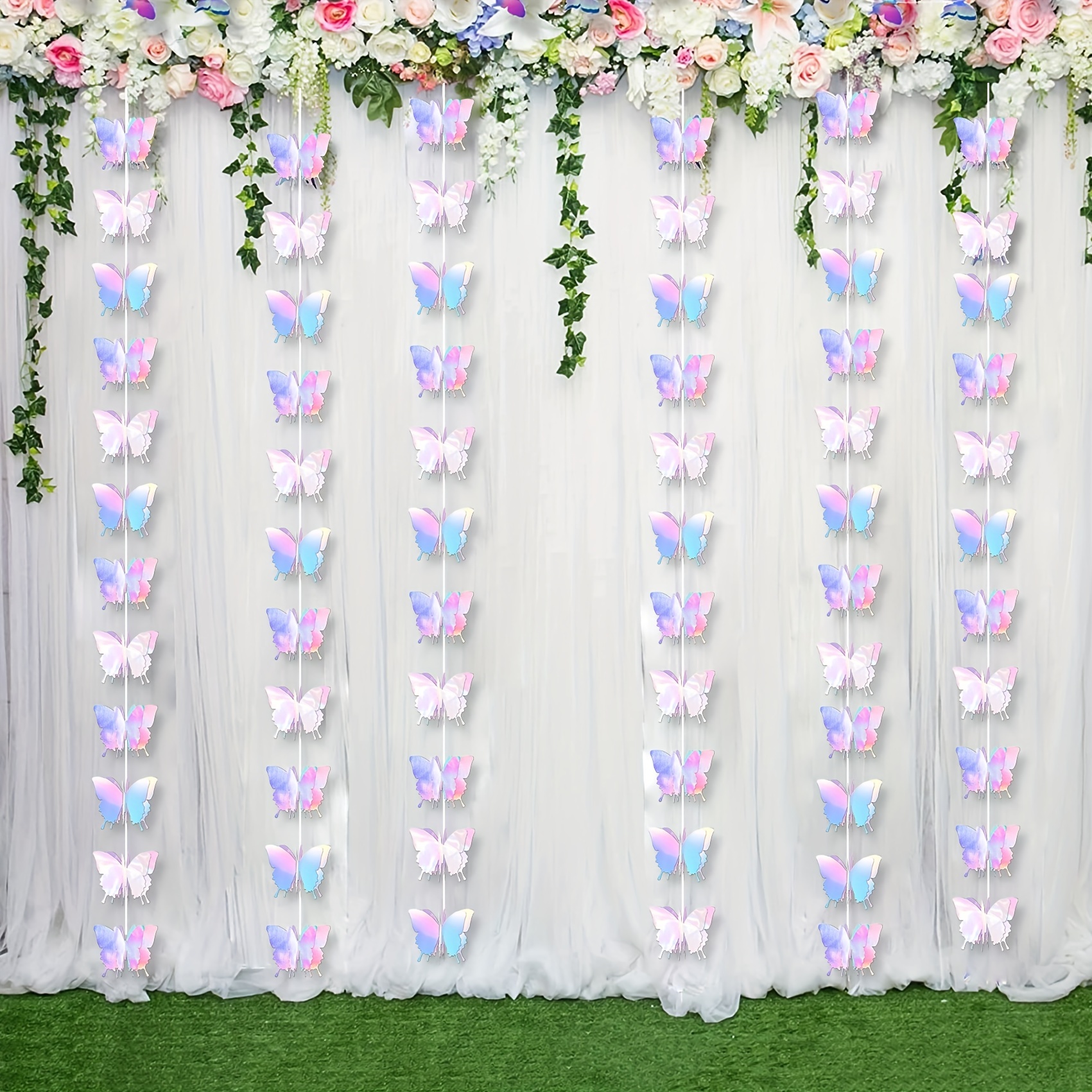 16 decoraciones de fiesta de mariposa grande, 3 tamaños, decoración de  mariposa grande 3D, decoración de pared, decoración de mariposa gigante  para