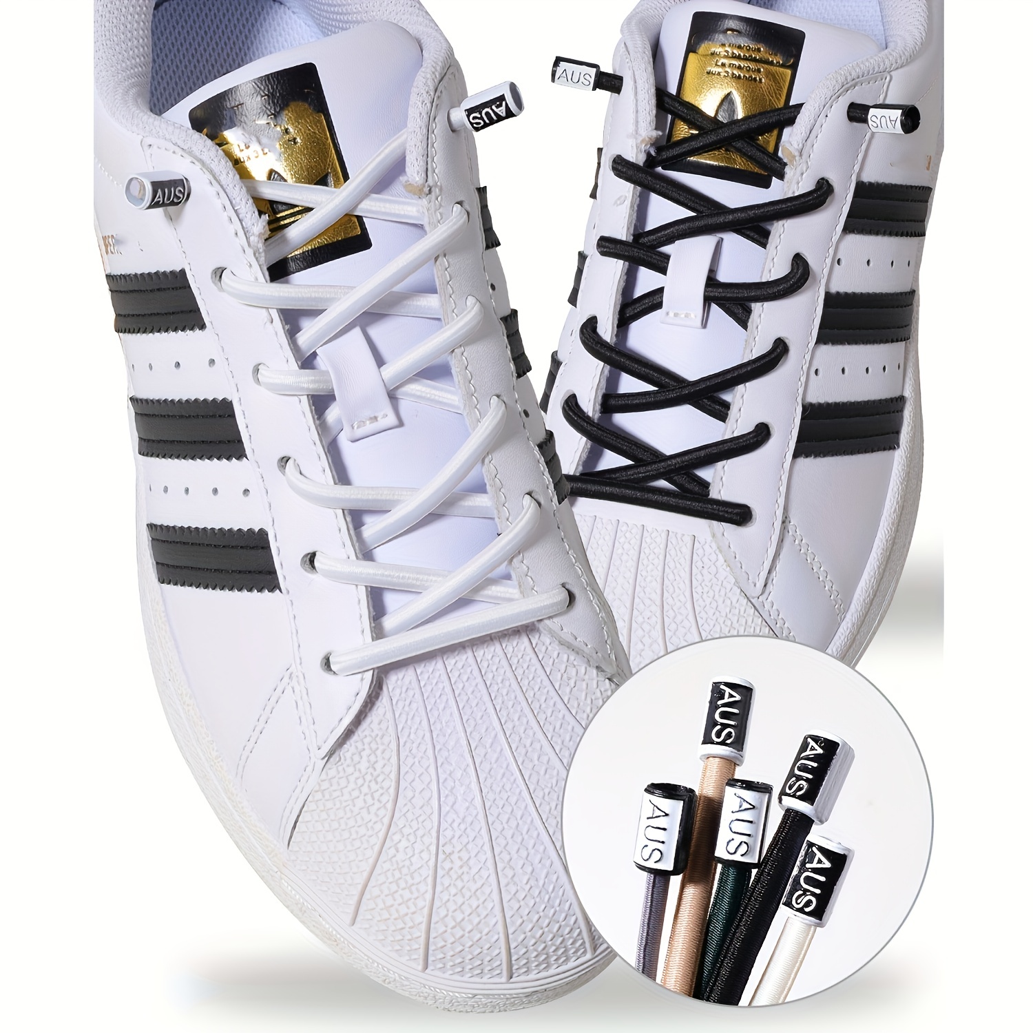 adidas gazelle silver green womens Lock Laces Flat Laces