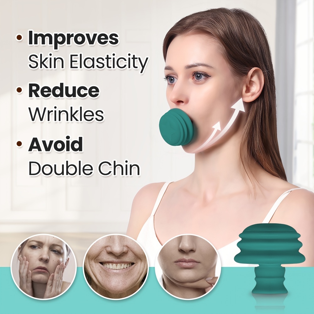 Jaw Face Neck Toning Sliming Exerciser for Women, Face Lift Skin Firming V  Shape Double Chin Exerciser Instrument 