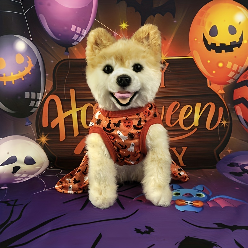 Halloween Pet Costume Funny Pumpkin Dog Cosplay Clothes Autumn Winter Pet  Clothes For Dogs And Cats Festival Party Dress Up Apparel - Temu