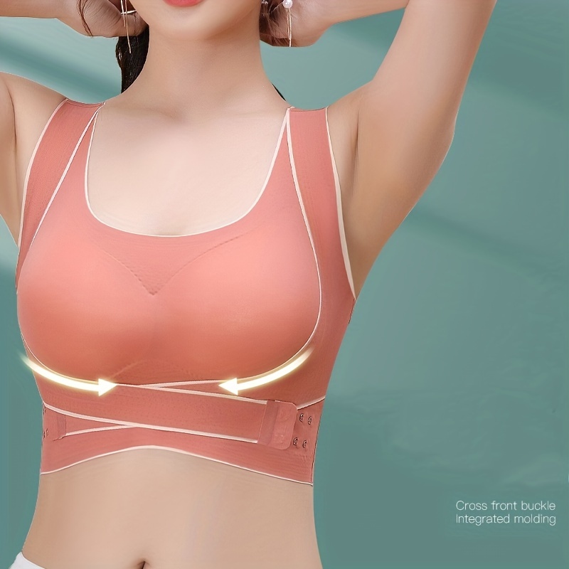 Sports Bras For Women No Steel Ring Comfortable Gathering Sports