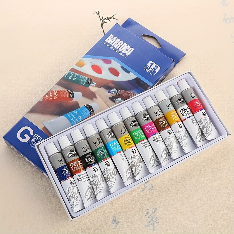 Marie's Gouache Paint Set 12/18/24/36 Colors X 0.4fl - Temu