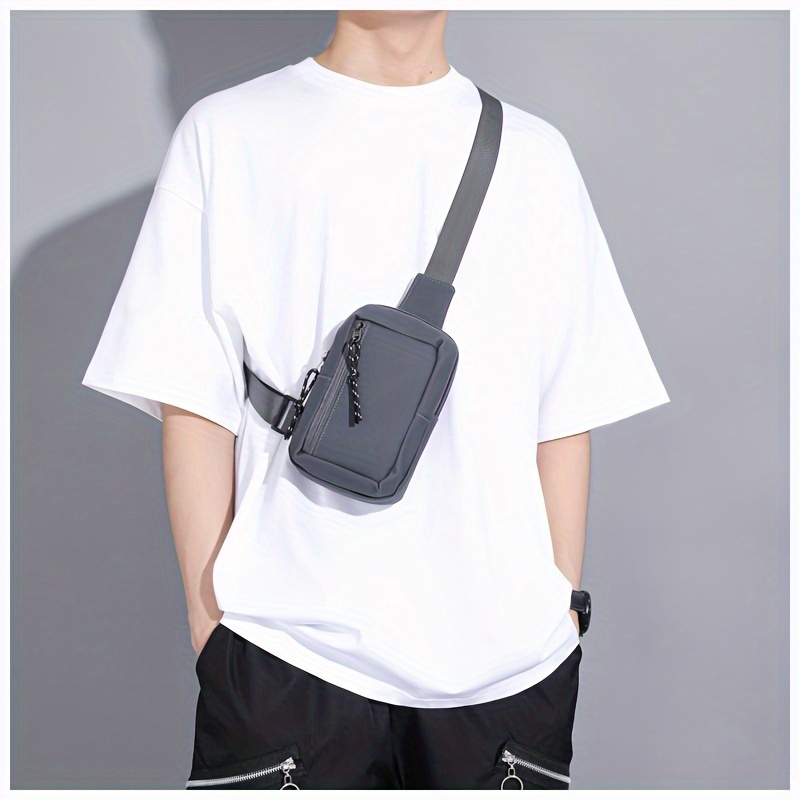 TEMU Chest Bag Men's Pouch Shoulder Bag
