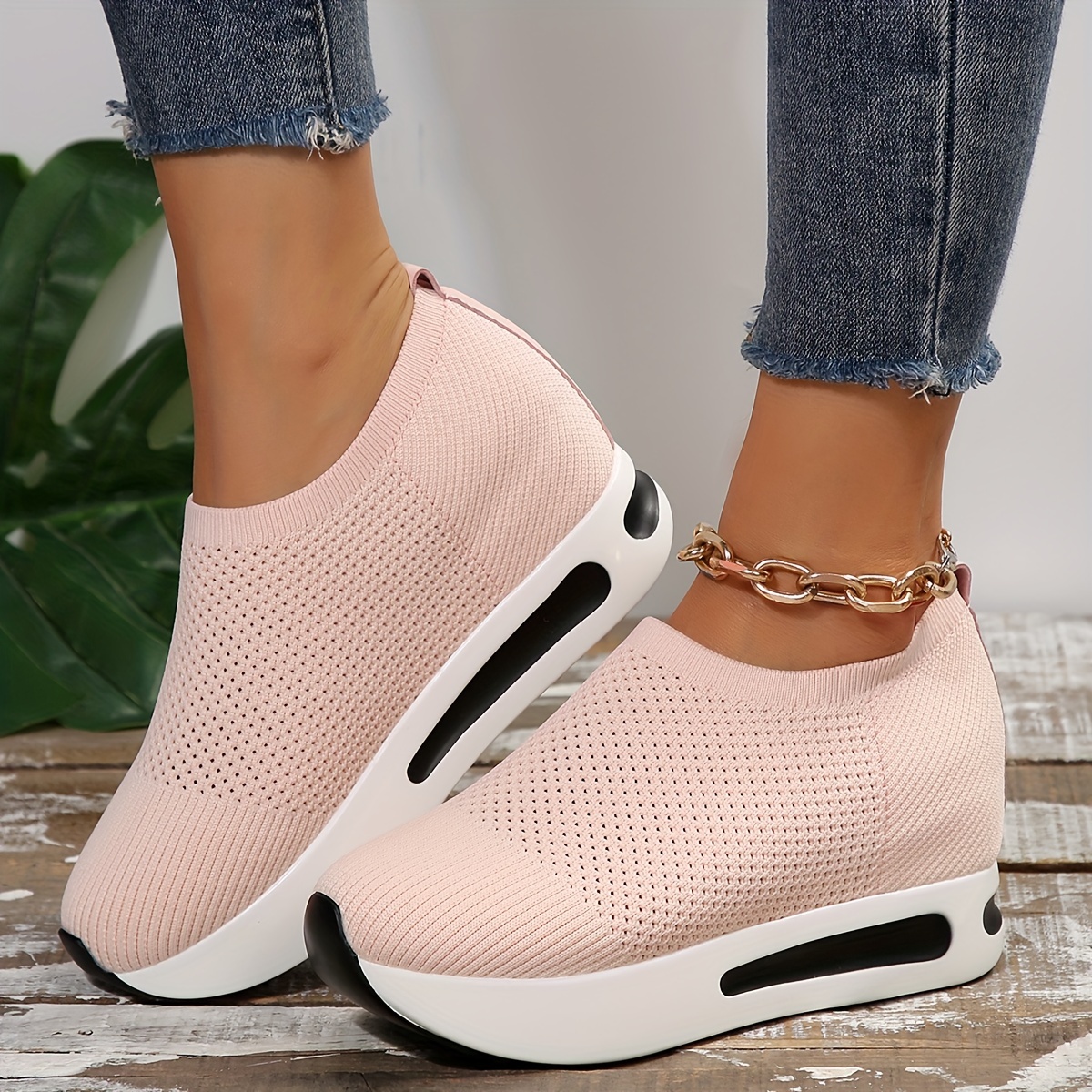 Pink slip on trainers 2025 womens