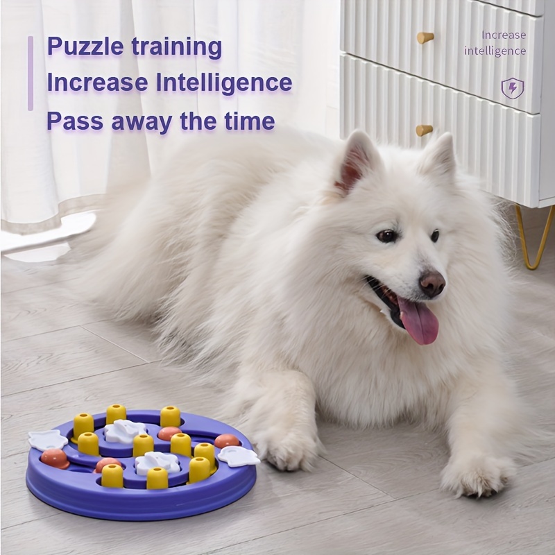 Pet Puzzle Toy Slow Feeder Bowl For Dog & Cat, Interactive Dog Toy For  Treats Training - Temu