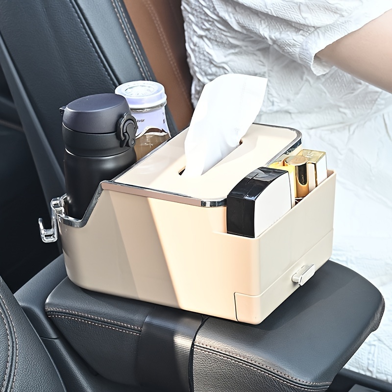 Auto 3-in-1 Multifunktionale Aufbewahrungsbox Tissue Box