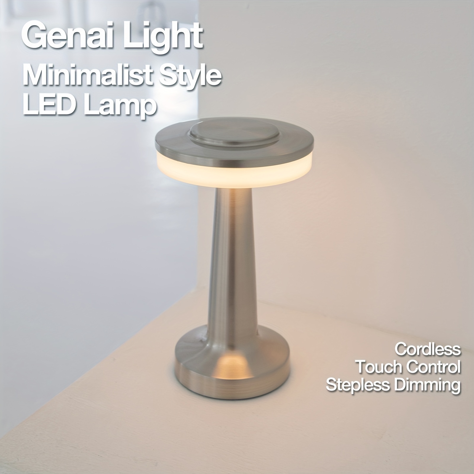 Coinmit 2 Stück LED dimmbare Akku Tischlampe mit Fernbedienung, Kabellose  Nachttischlampe mit weißem Leinenschirm, Metallsockel, Gold… : :  Beleuchtung