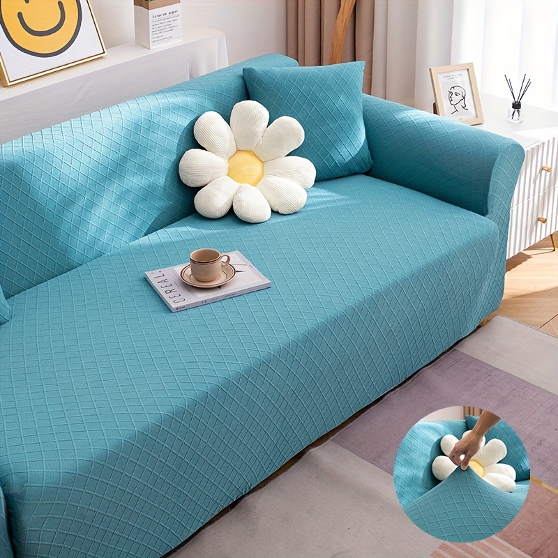 Non slip Faux Leather Sofa Slipcover Protect Your Furniture - Temu