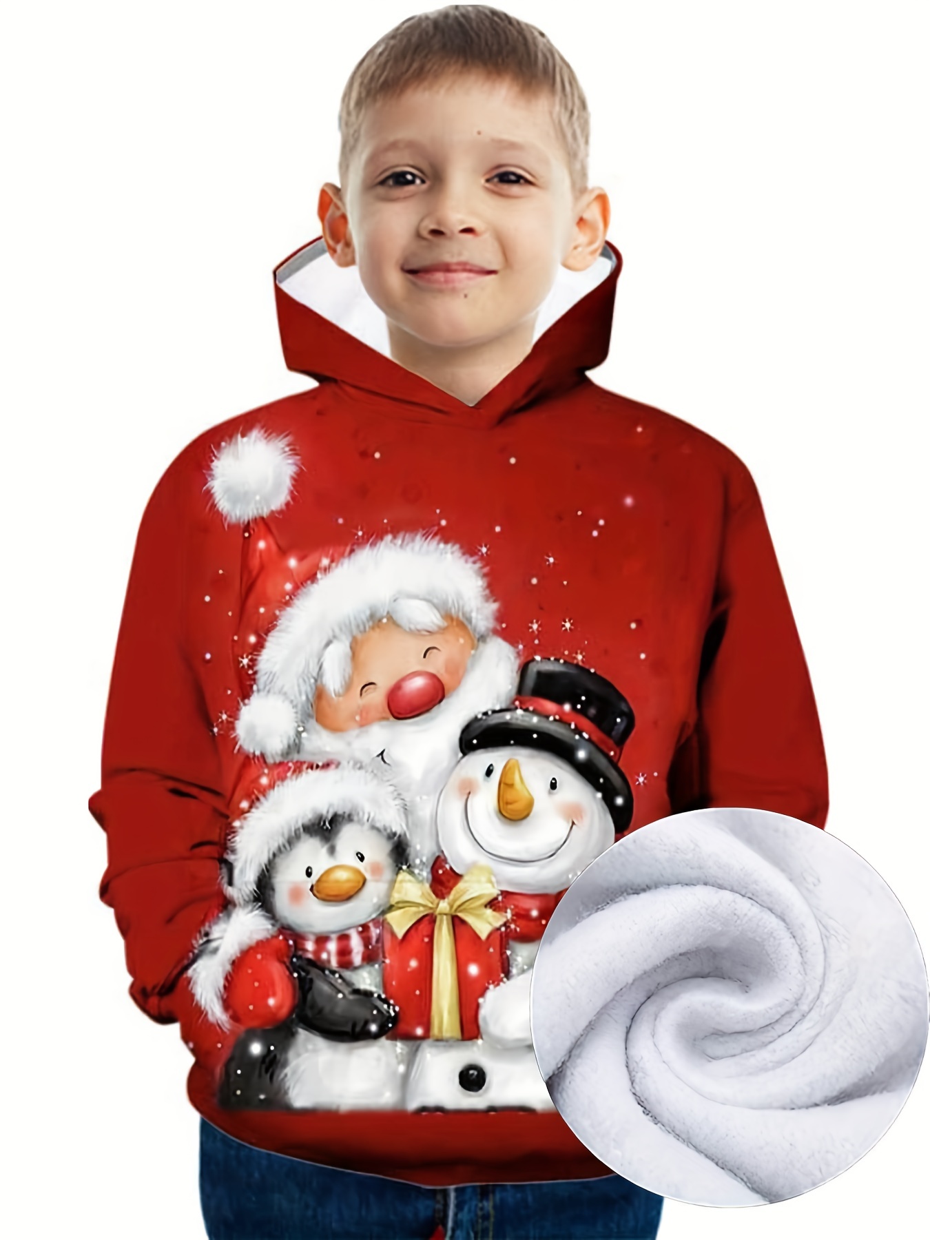 Snowman Christmas Pants, Xmas Fuzzy Pants for Kids, Christmas Gift