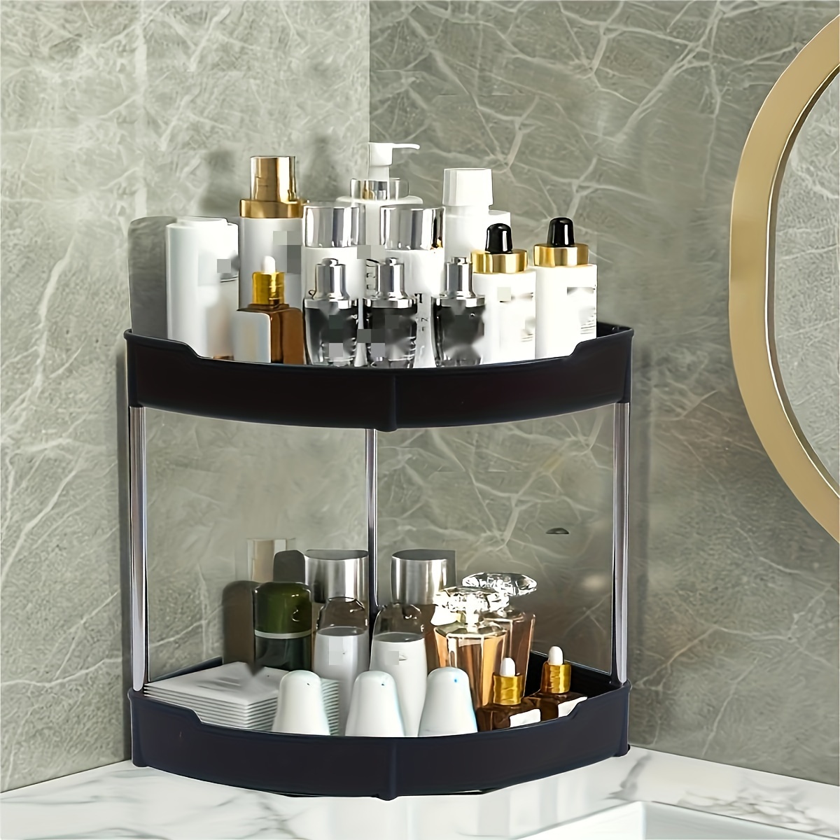 Corner Storage Rack Vanity Trays For Bathroom And Bedroom - Temu