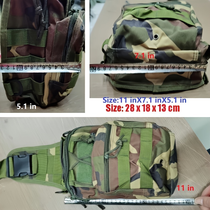 Borsa Tattica Allaperto, Borsa Sportiva Militare, Borsa A Tracolla A  Tracolla, Borsa Tattica Campeggio Allaperto, Escursioni E Uso Quotidiano, Alta Qualità E Conveniente