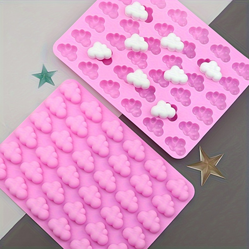 

1pc Cloud Silicone Mold, Ice Cube Mold, Biscuit Mold, 36-grid Cake Mold, Baking Tool, Suitable For Bakery Pastry Shop