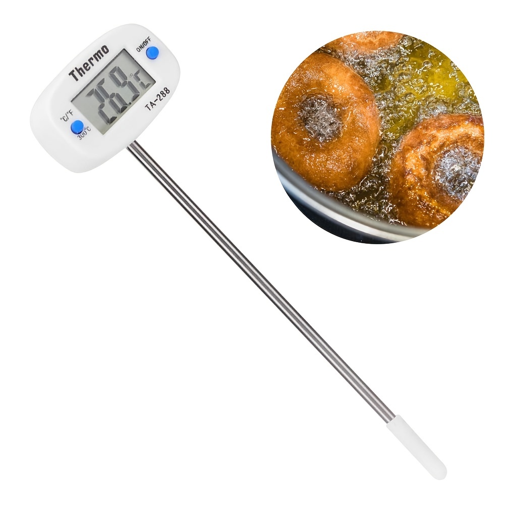 TA288 LCD Digital Food Thermometer BBQ Probe Thermometer Oven Milk