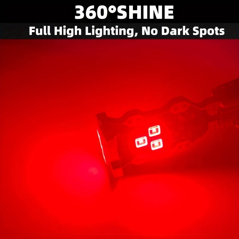 2 Stück 921 912 LED-Birne, Rot, Dritte Bremse, Hochmontiertes