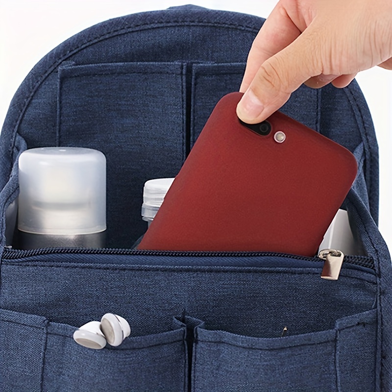 Backpack Organizer Bag for Convenient Storage Travel Insert Purse