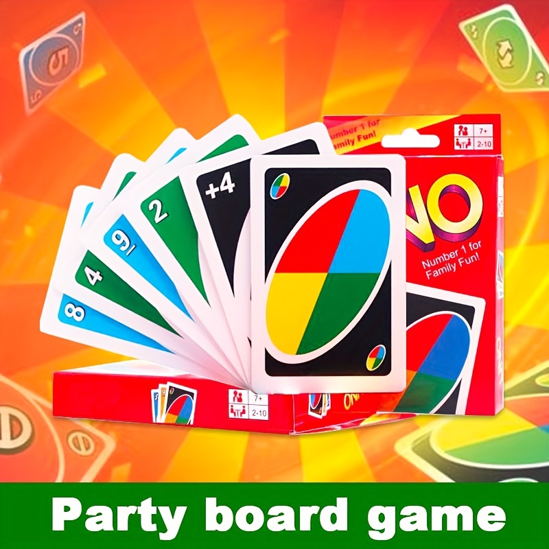 Uno Wild Card Game Mattel Games Genuine Family Funny Entertainment Board  Game Fun Poker Playing Toy Gift Box Uno Card - Card Games - AliExpress