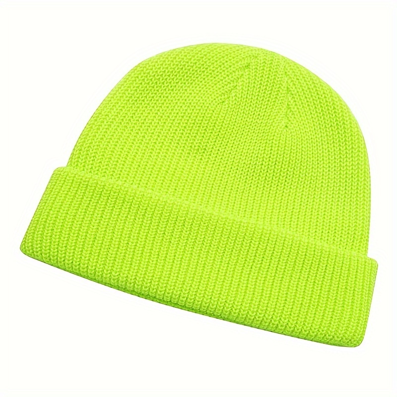 Winter Warm Beanies Casual Short Thread Hip Hop Hat Adult Men Female Wool  Knitted Skull Elastic Unisex, Check Out Today's Deals Now