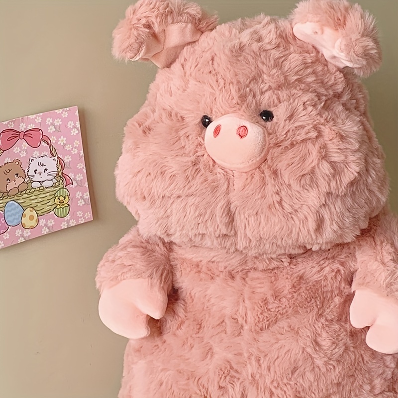 Cute Pig Doll Big Piggy Plush Toy Birthday Present Soft - Temu Canada