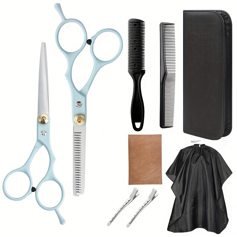 Hair Cutting Scissors Professional Barber Shears Set Hair - Temu