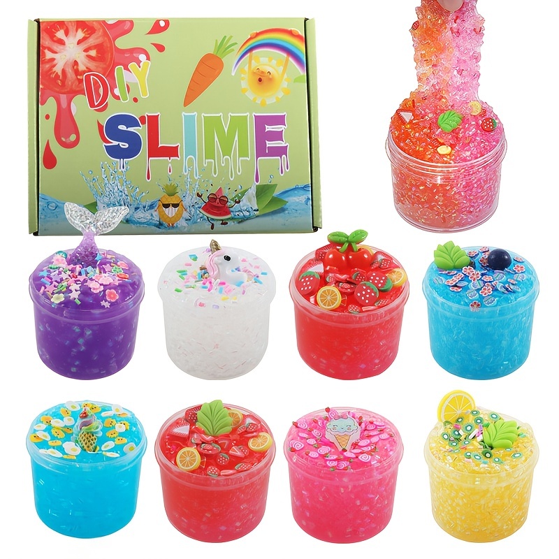 DIY Butter Slimes Fruit Kit Soft Stretchy and Non sticky Cloud Slime Making  Set Scented Toy Party Favors for Kids Gift 70ML - 1 Piece