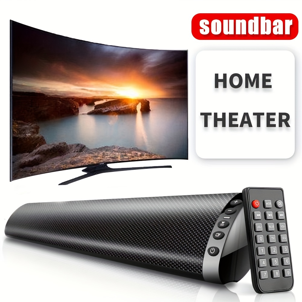 Sistema de sonido de cine en casa, altavoz Bluetooth, altavoces de  computadora para TV, caja de barra de sonido, subwoofer, radio, centro de  música, columna Honbox