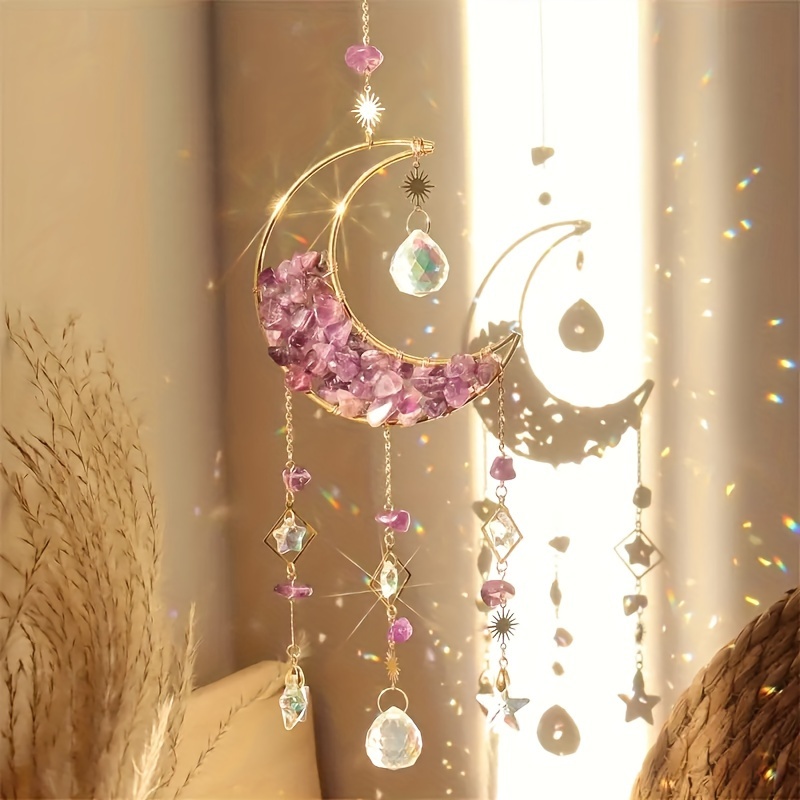 Generic - Ensemble 7 cristal arc-en-ciel Suncatcher chaîne de perles de  verre Fengshui pendentif suspendu pour fenêtre Garden Party - Objets déco -  Rue du Commerce