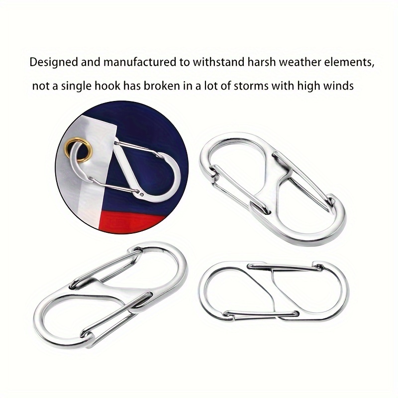 Flag Snap Hook Flagpole Clip Hook Flagpole Accessories - Temu