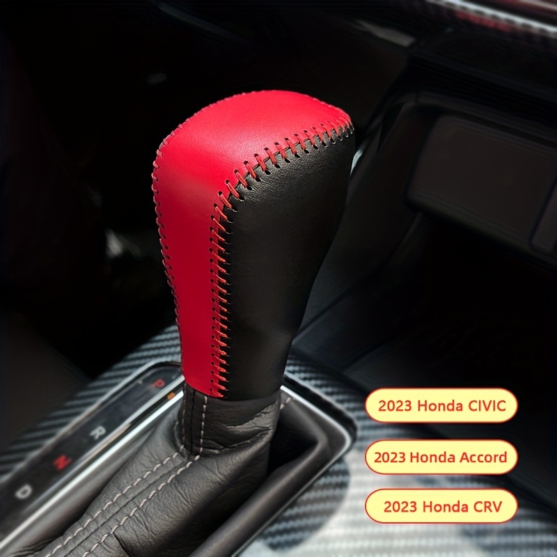 for Honda Civic 10th Crider 19 CRV Carbon fiber Red Leather