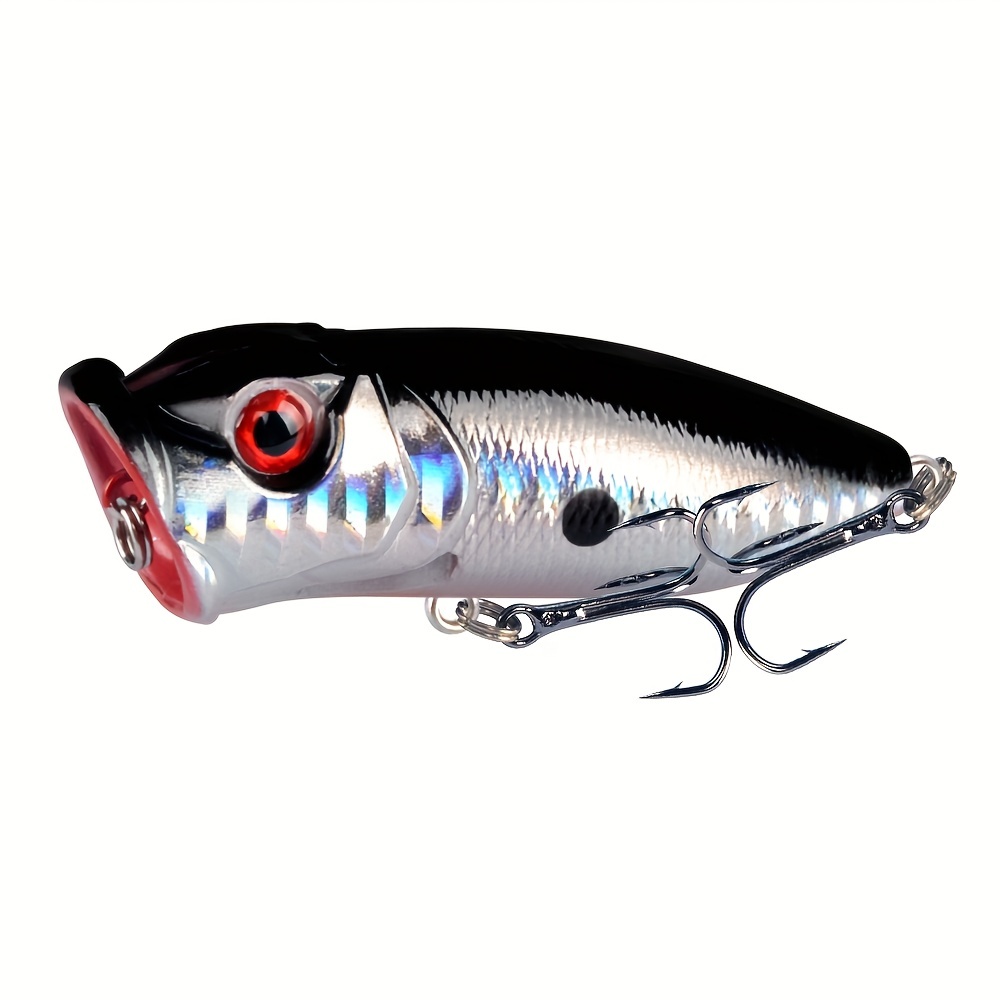 Topwater Artificial Popper Fishing Lure Bionic Plastic - Temu