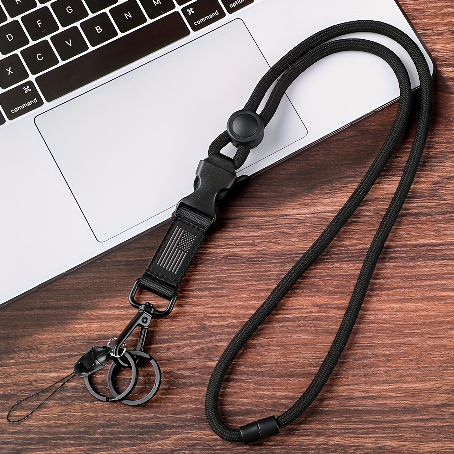 Leather Badge Holder and Adjustable Retractable Lanyards, Quick Release  Buckle and Safety Breakaway Lanyards with Swivel Metal Lobster Clasp for  Offices, Staff, Students, Employees : : Office Products